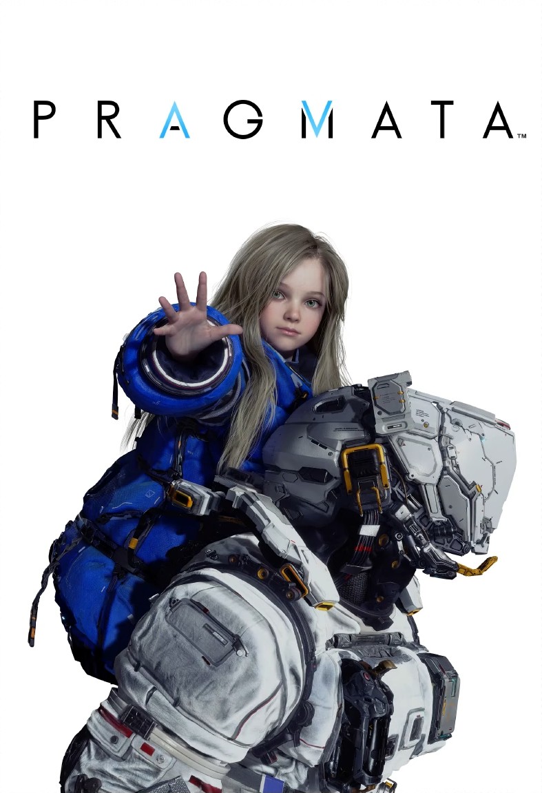 Cover art for the 2026 video game Pragmata. Released under an open license via an official YouTube video.